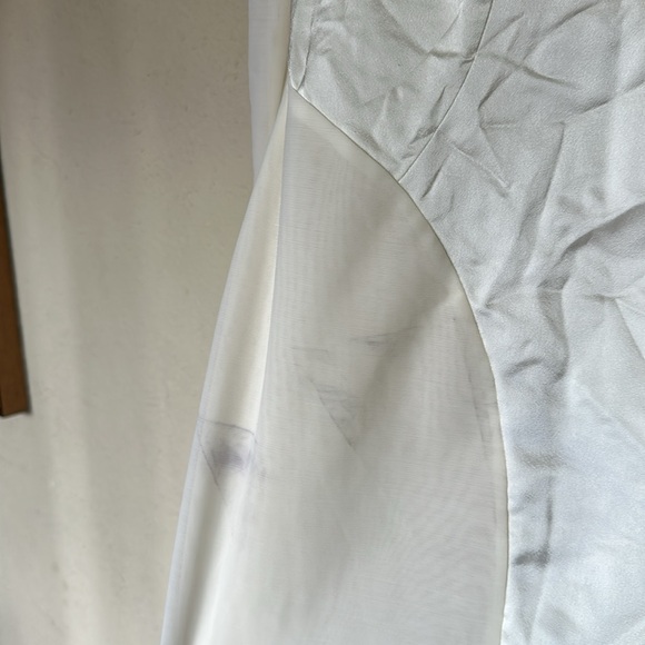 HOUSE OF CB 'Talika'‎ Ivory Corset Midi Dress Size L - Picture 5 of 13